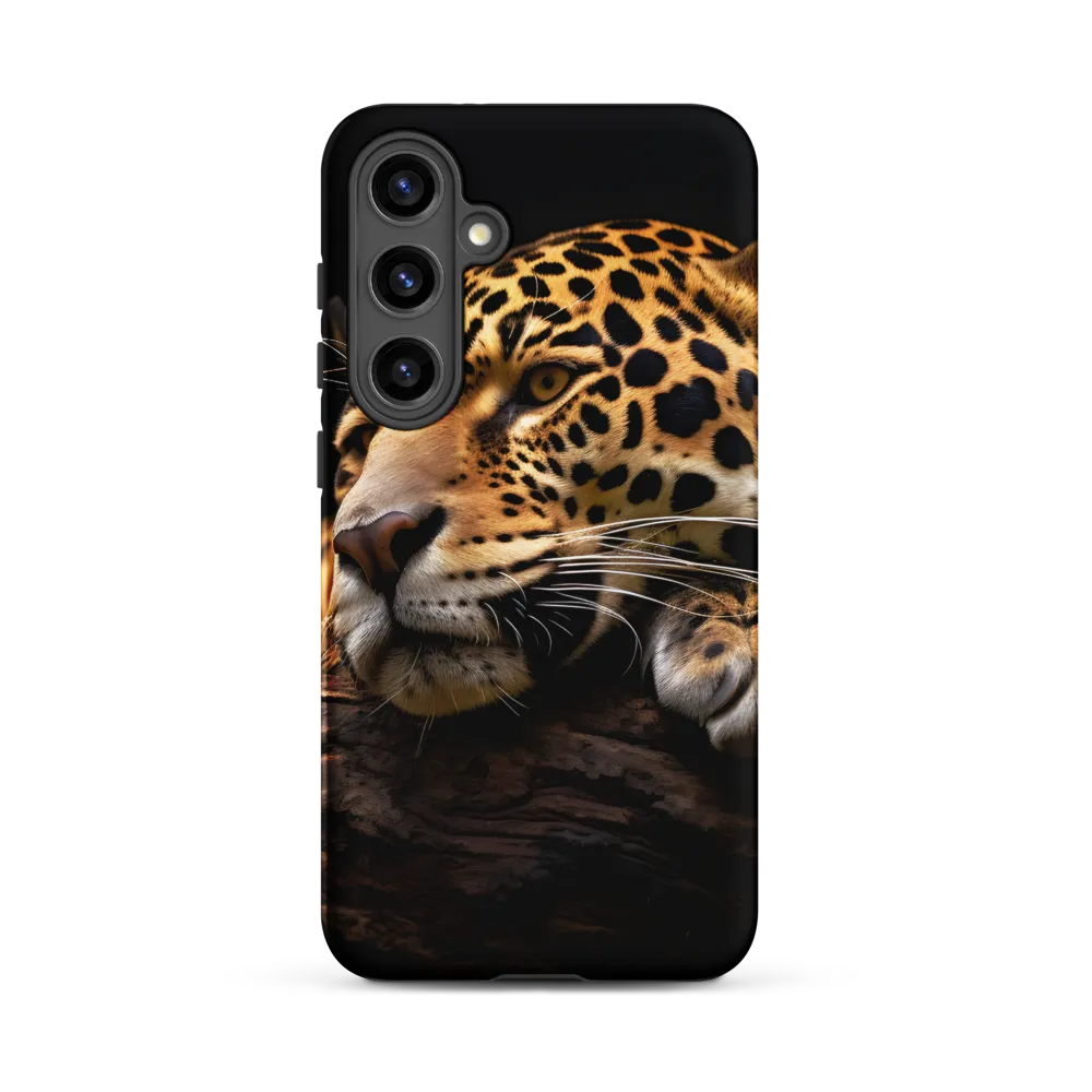 Tranquil Majesty: The Resting Leopard