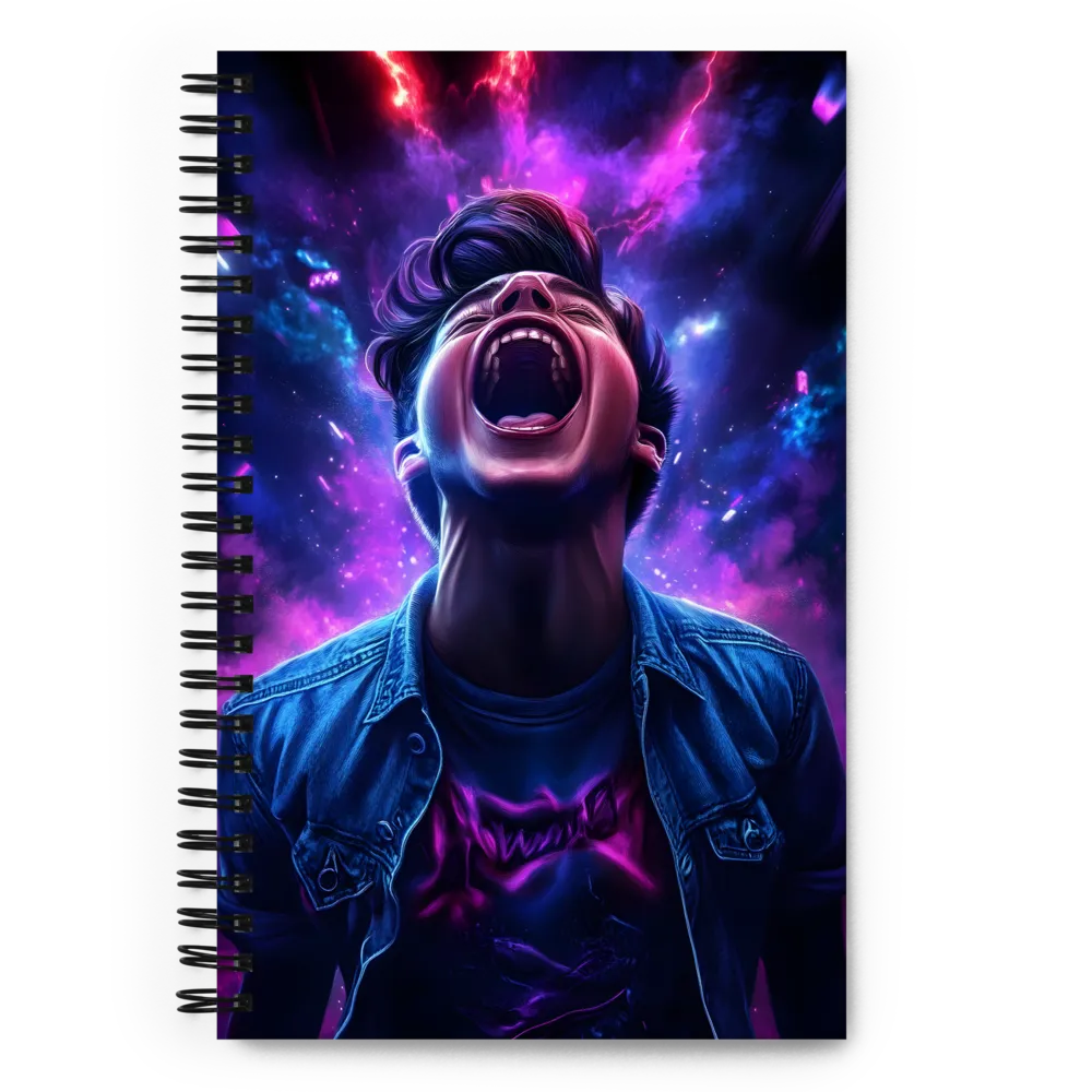 Cosmic Scream | Spiral Notebook