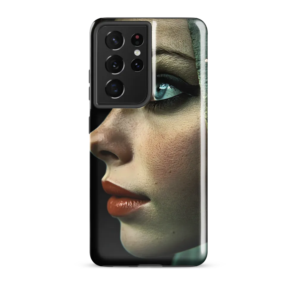 Gaze of Elegance | Phone Case |  S21 Ultra | Tough Case | Glossy
