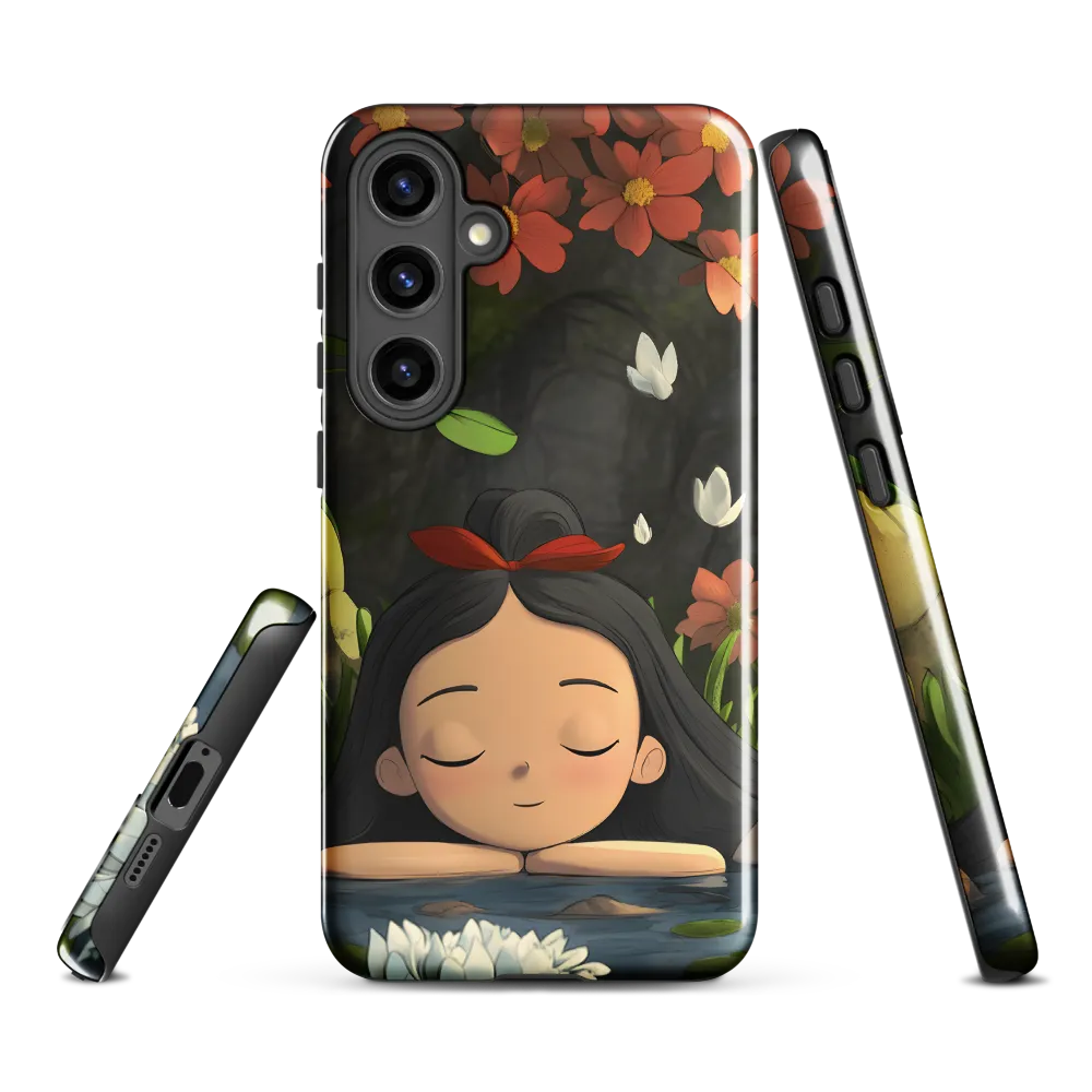 Tranquility by the Waterside | Phone Case |  S24 Plus | Tough Case | Glossy