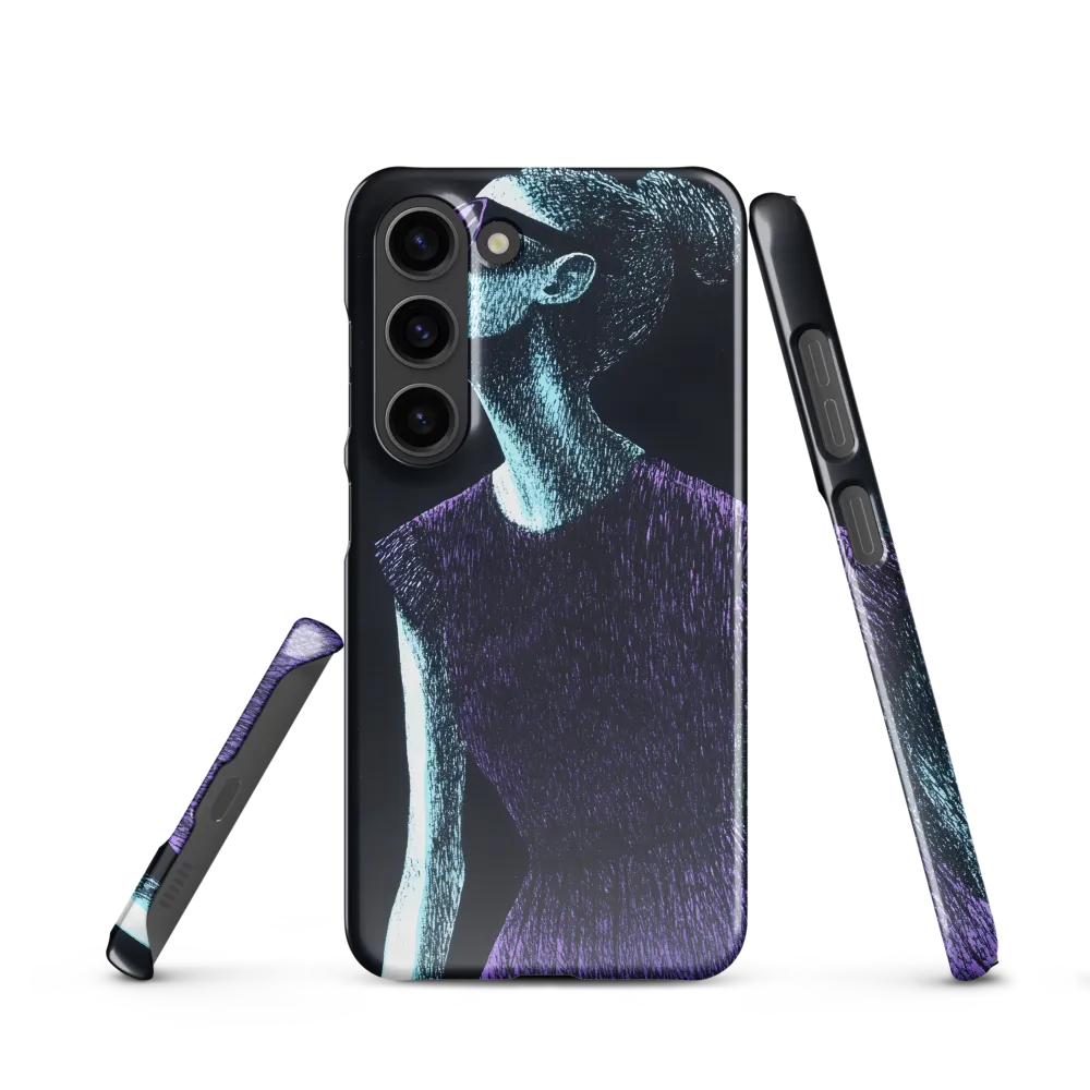 Contemplative Elegance | Phone Case |  S23 | Snap Case | Glossy