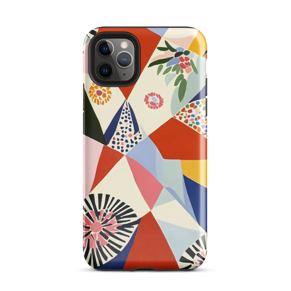 Vibrant Geometric Harmony | Phone Case |  11 Pro Max | Tough Case | Glossy