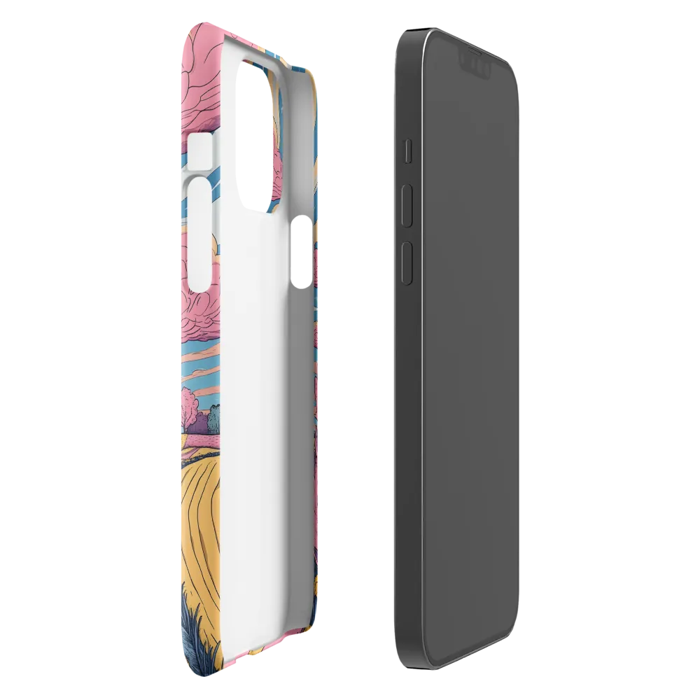 Idyllic Countryside Journey | Phone Case |  13 Pro Max | Snap Case | Glossy