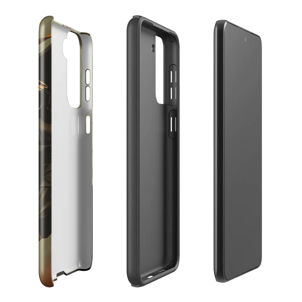 Ethereal Explorer: The Enigmatic Astronaut | Phone Case |  S21 Plus | Tough Case | Glossy