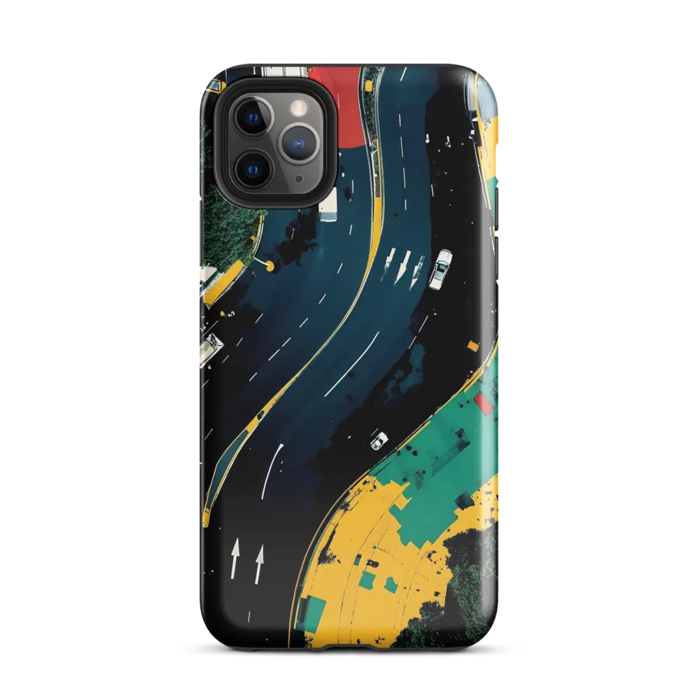 Urban Flow: Aerial Insights | Phone Case |  11 Pro Max | Tough Case | Glossy