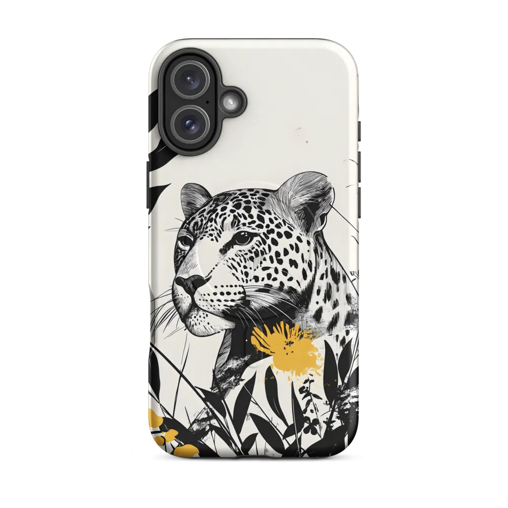Majestic Leopard Amongst Flora