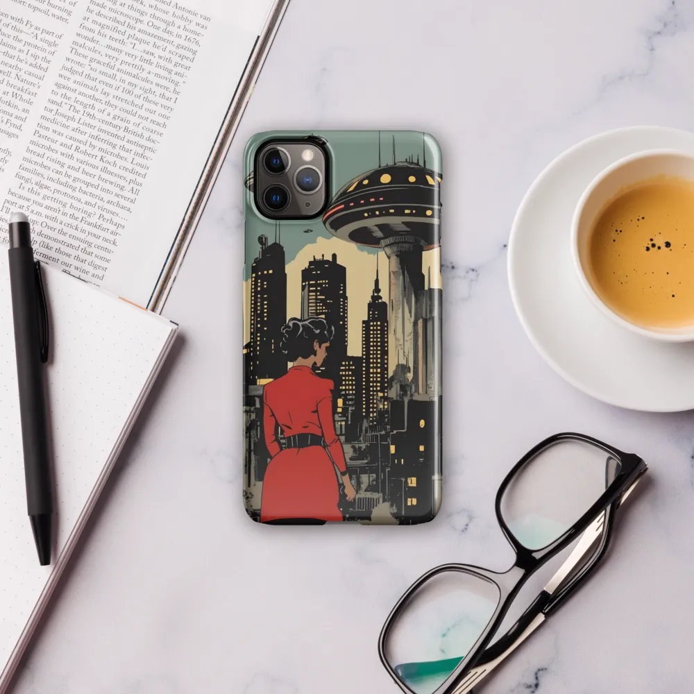 Envisioning Tomorrow: A Retro Futuristic Landscape | Phone Case |  11 Pro Max | Snap Case | Glossy