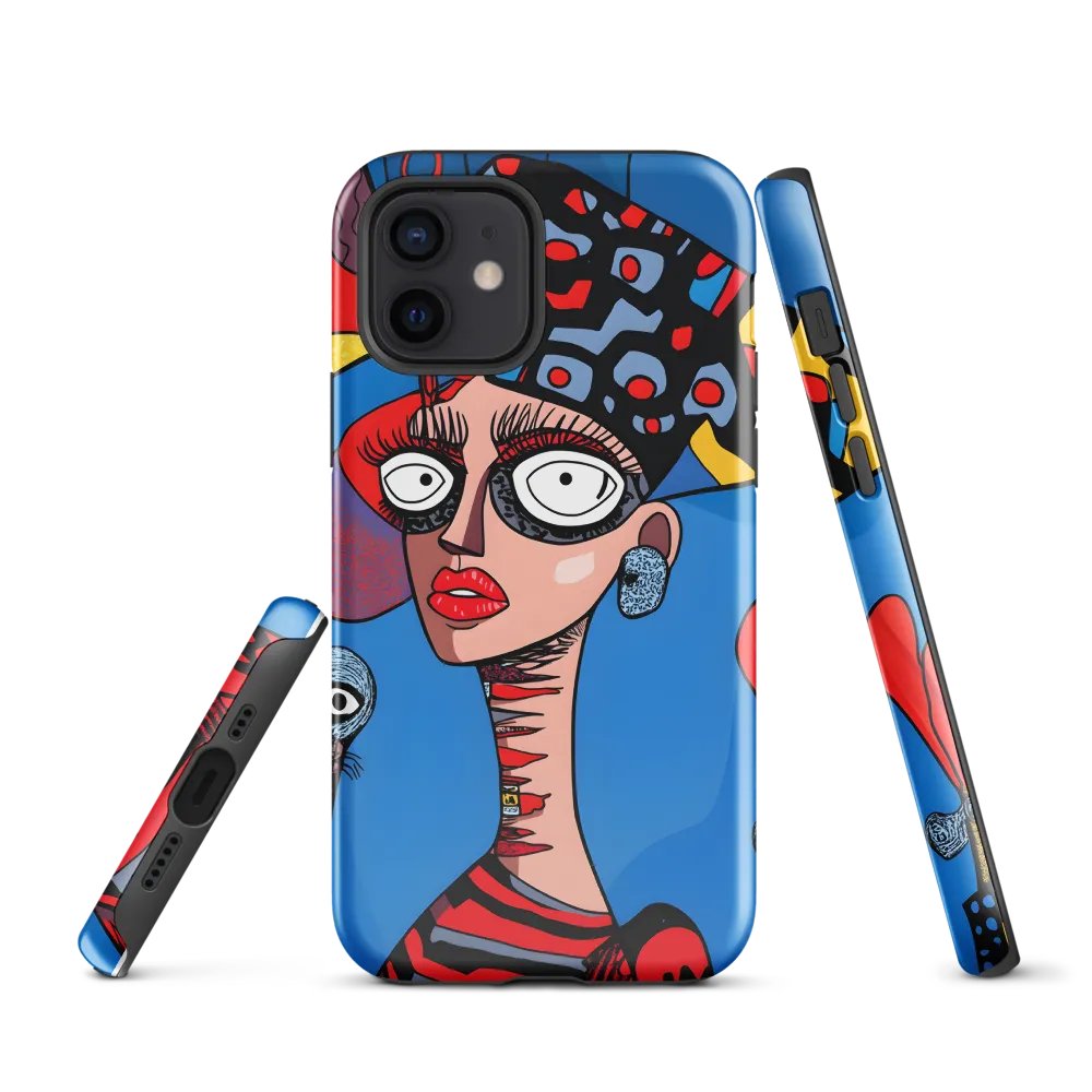 Patterned Headdress — Elongated Portrait