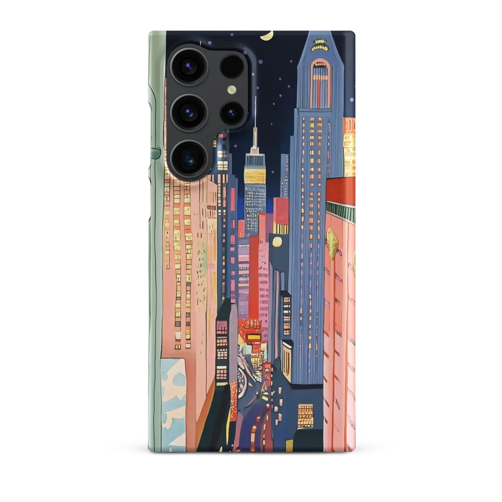 Urban Dreamscape: A Pop Art Night | Phone Case |  S23 Ultra | Snap Case | Matte