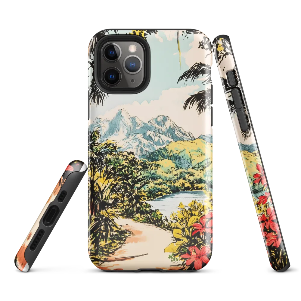 Tropical Serenity | Phone Case |  11 Pro | Tough Case | Glossy