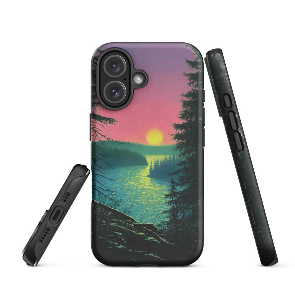 Serene Sunset by the Tranquil River | Phone Case