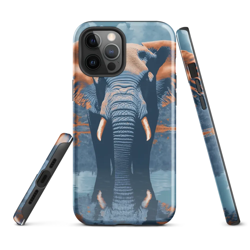 Majestic Reflection: The Elephant's Serenade