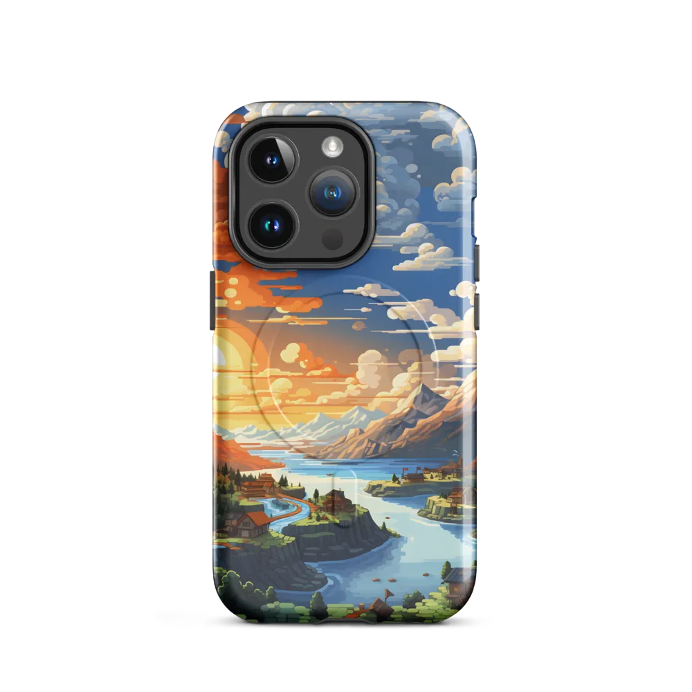 Tranquil Sunset Over Serene Landscape