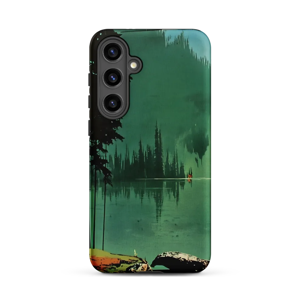 Serenity Reflected: A Tranquil Lake Scene