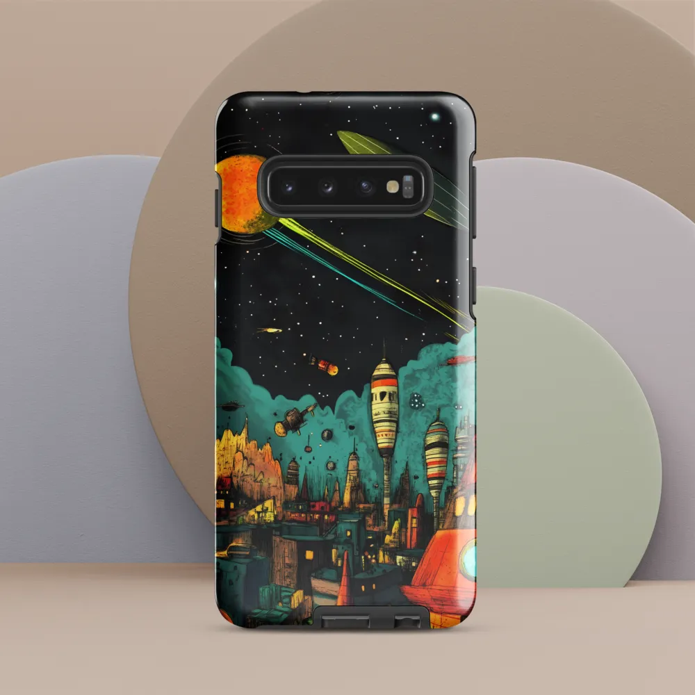 Galactic Cityscape: A Journey Through Imagination