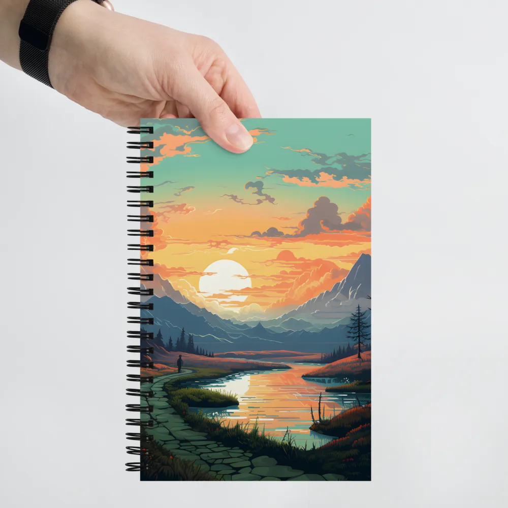 Serenity at Dusk | Spiral Notebook