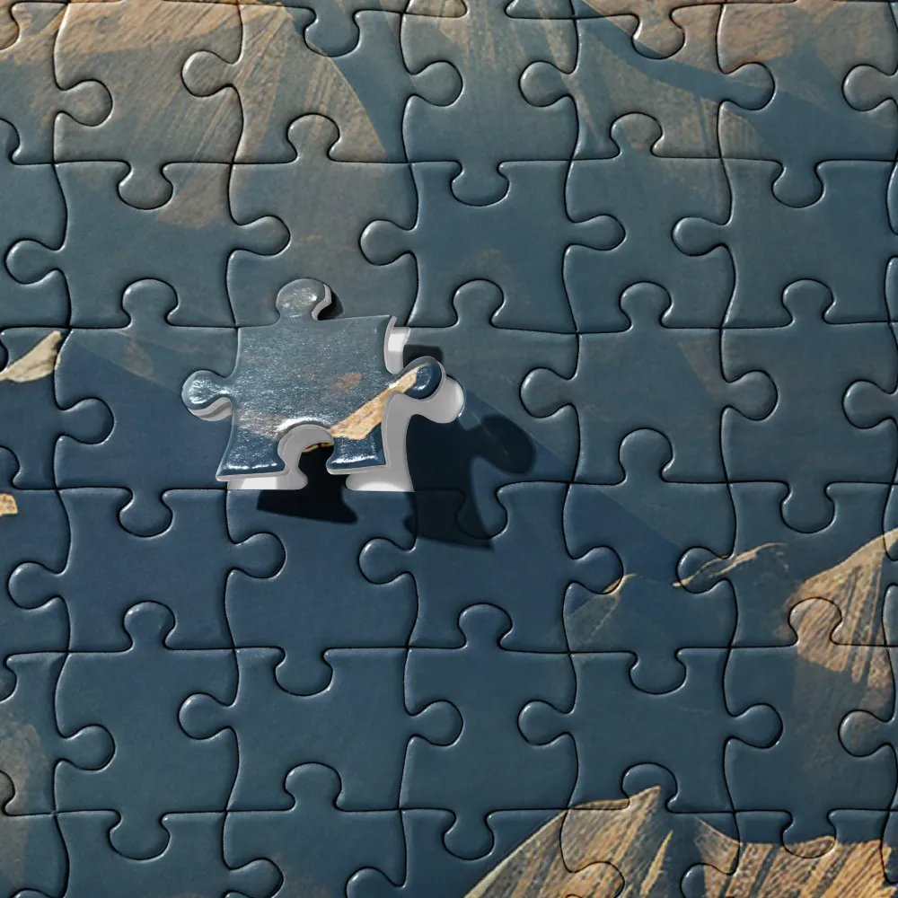 Majestic Mountains: An Aerial Serenity | Jigsaw Puzzle | 252/520 pieces