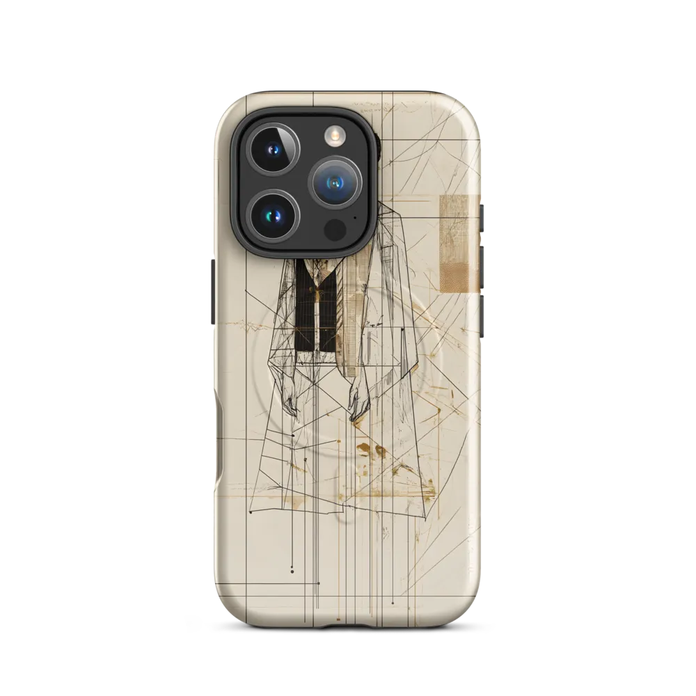 Elegance in Lines | Phone Case |  16 Pro | MagSafe® Tough Case | Glossy
