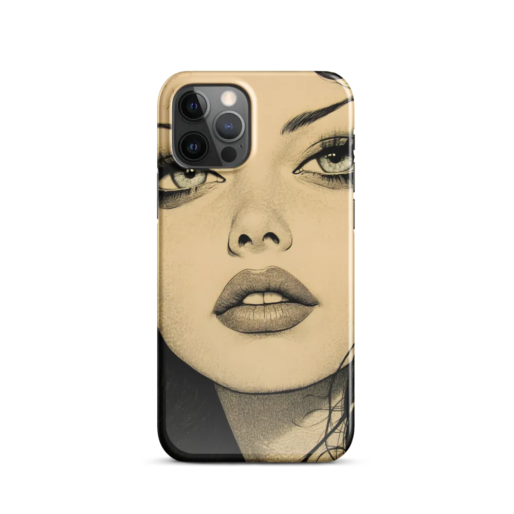 Enigmatic Gaze | Phone Case |  12 Pro | Snap Case | Glossy