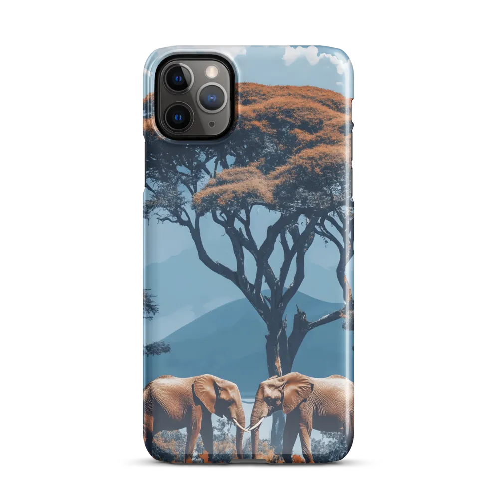 Elephants Amidst Serenity | Phone Case |  11 Pro Max | Snap Case | Glossy