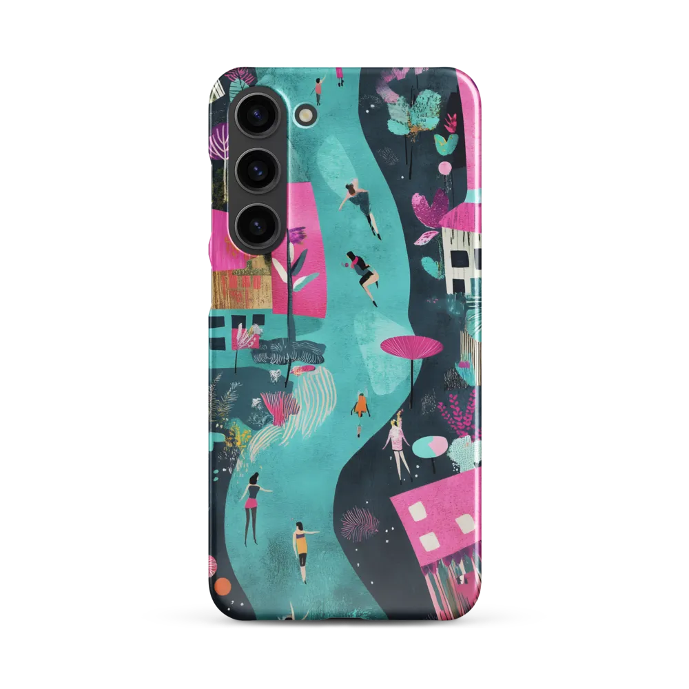 Whimsical Journey Through a Vibrant Landscape | Phone Case |  S23 Plus | Snap Case | Glossy