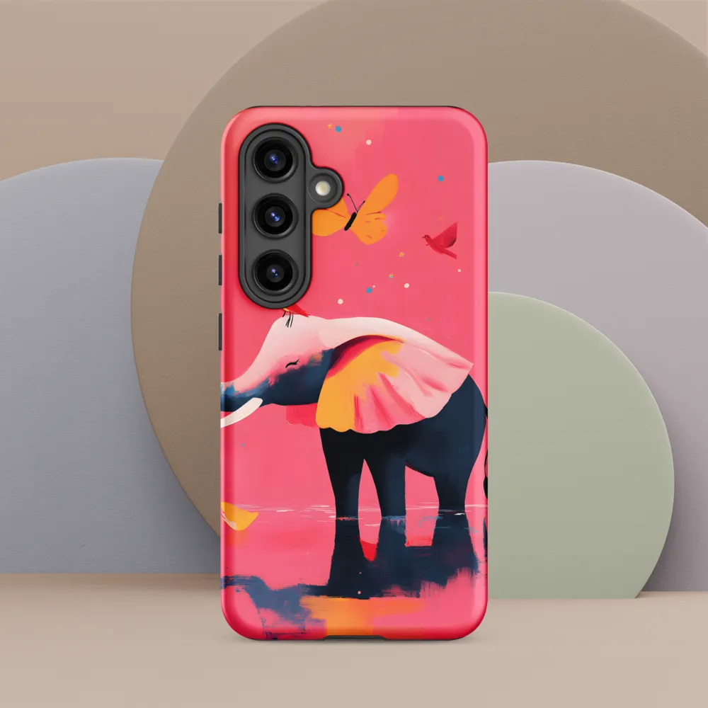 Whimsical Serenity: The Playful Elephant