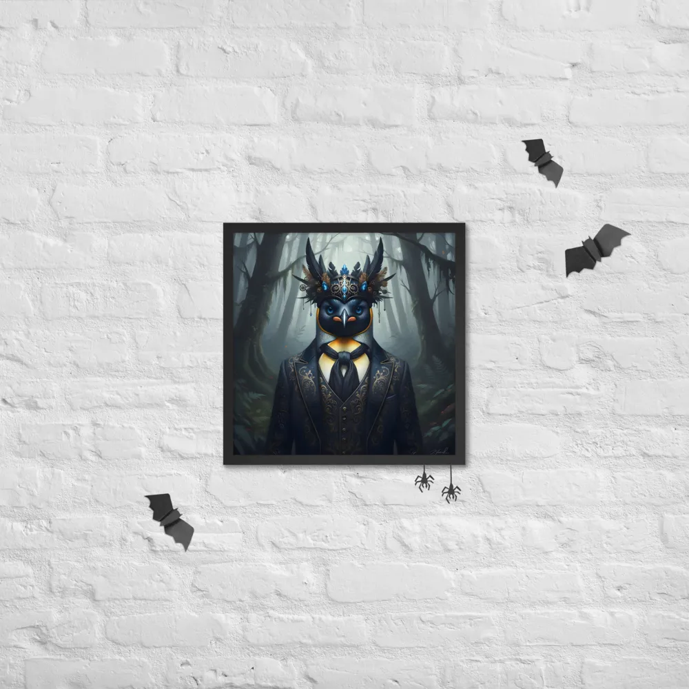 Woodland Regent 
 Poster with Black Frame | 18″x 18″