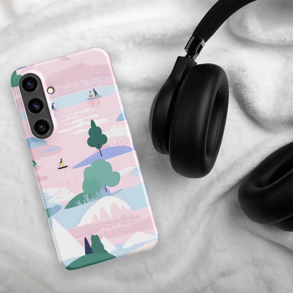 Whimsical Reflections: A Journey Through Landscapes | Phone Case |  S24 Plus | Snap Case | Matte