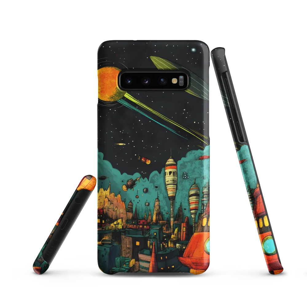 Galactic Cityscape: A Journey Through Imagination