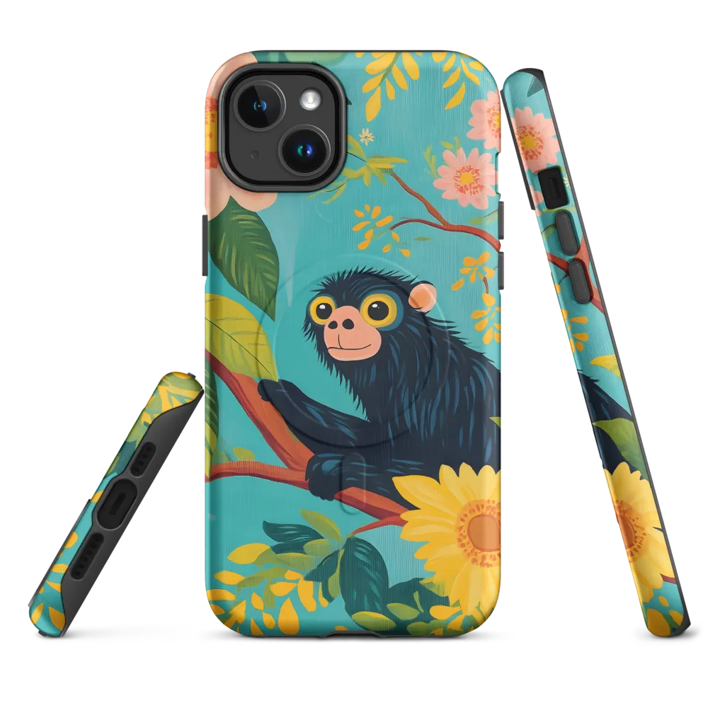 Joyful Encounter in a Floral Paradise