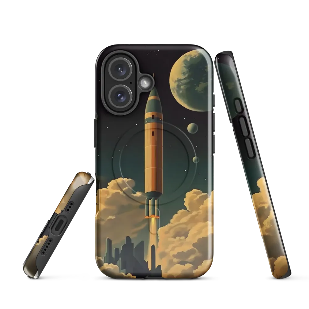 Journey Through the Cosmic Frontier | Phone Case |  16 | MagSafe® Tough Case | Glossy