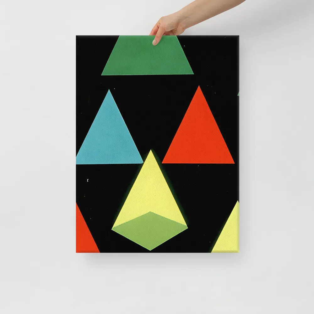 Geometric Harmony in Color | Canvas | 18″×24″