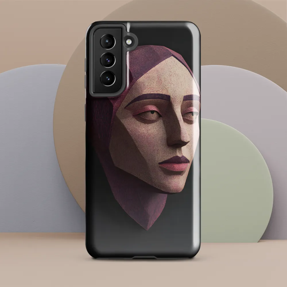 Geometric Elegance: A Contemporary Portrait