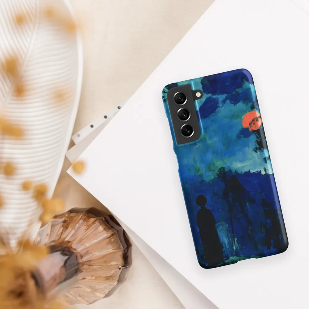 Solitude in Blue | Phone Case |  S21 FE | Snap Case | Matte