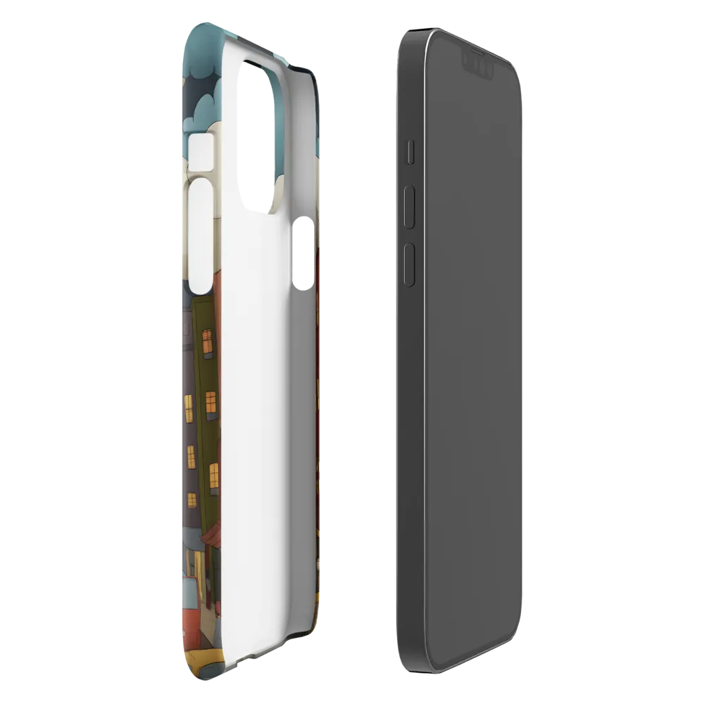Urban Symphony: A City Awakens at Dusk | Phone Case |  13 Pro Max | Snap Case | Glossy
