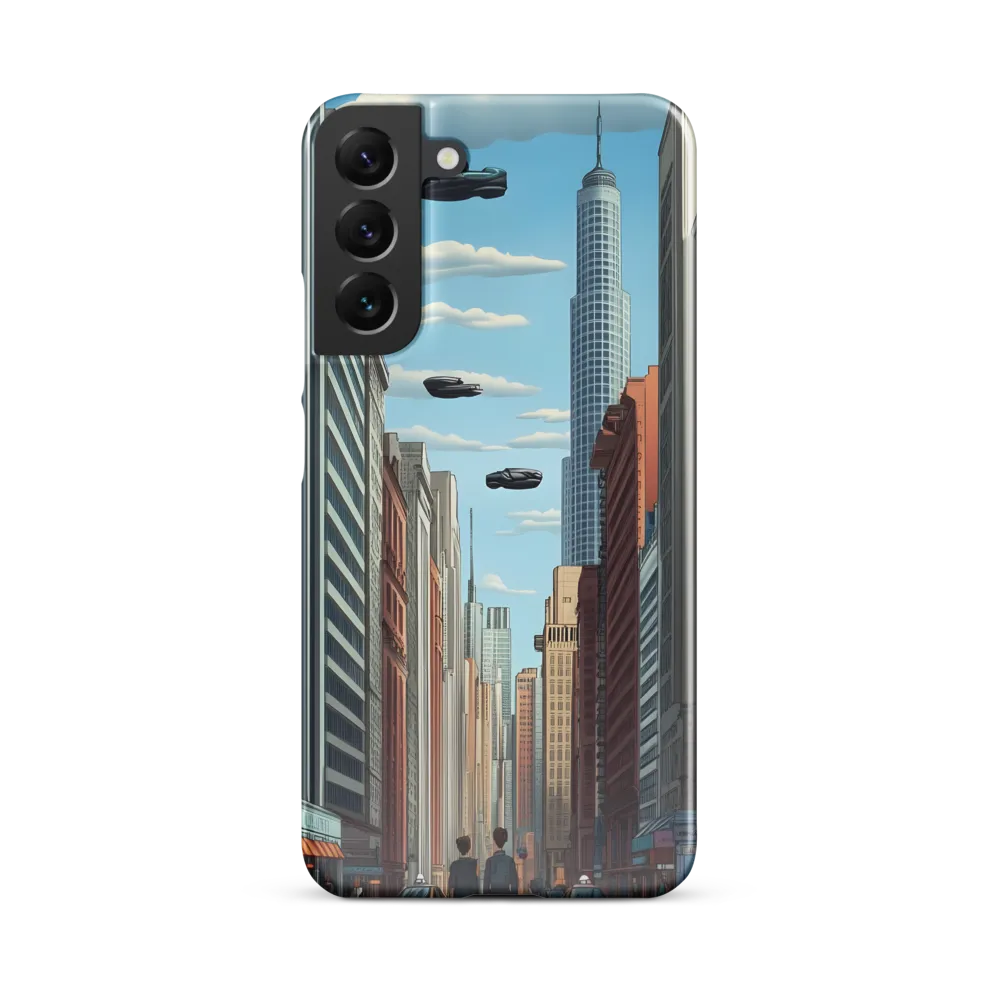Futuristic Stroll through the Urban Skyline