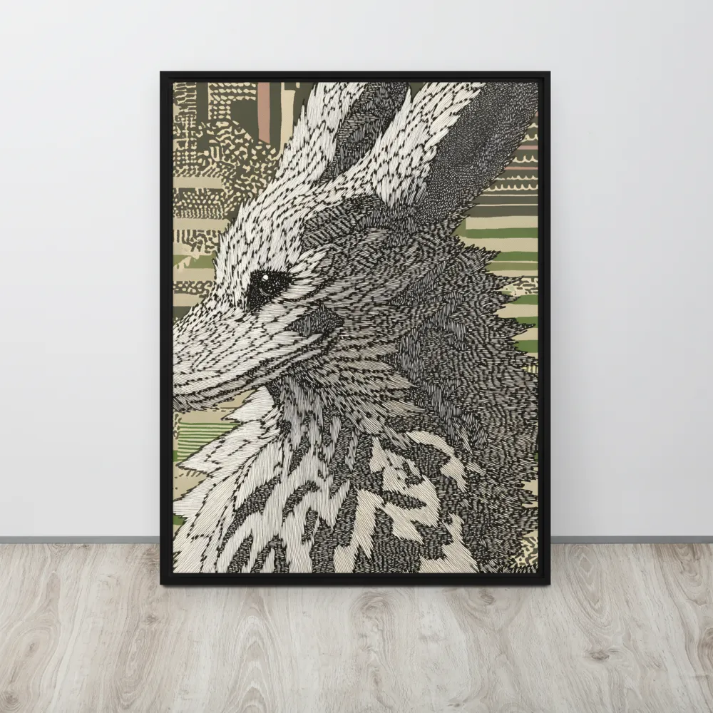 Reflections of the Forest | Canvas with Black Frame | 24″×32″