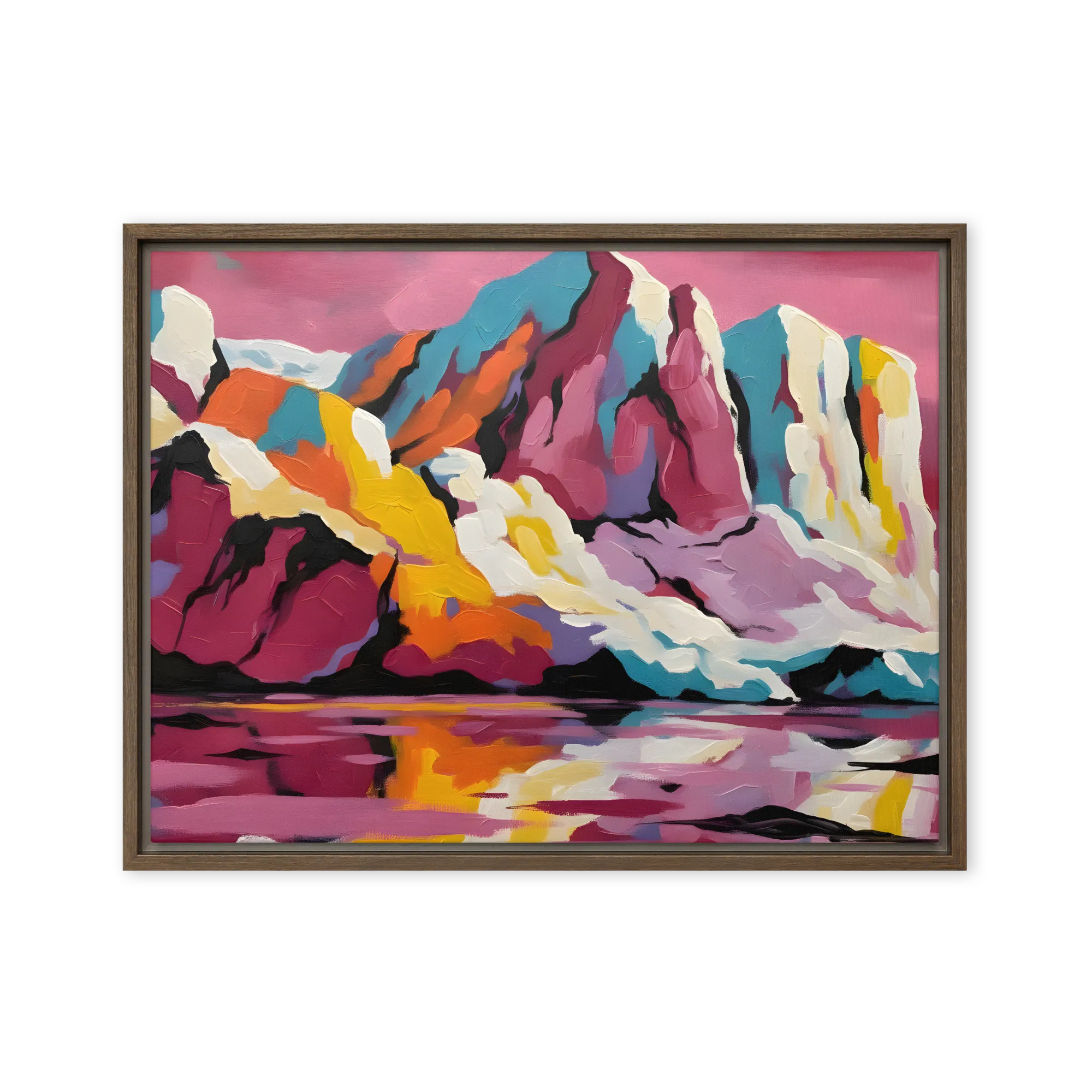 Colorful Impasto Peak