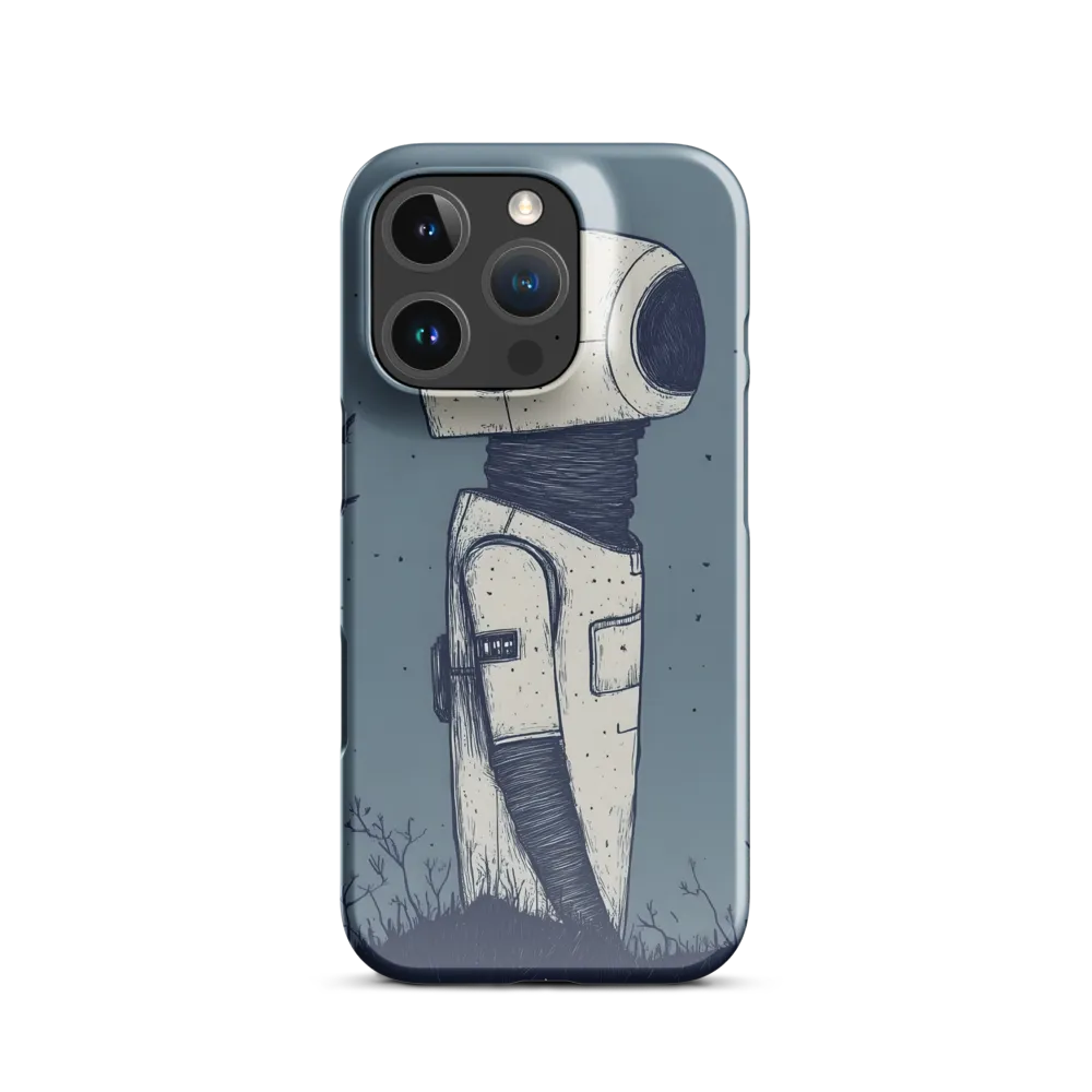 Contemplative Robot in a Barren Landscape