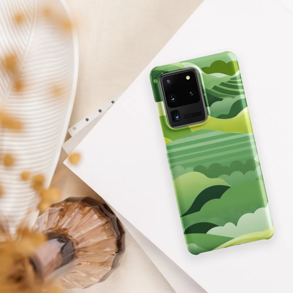 Tranquility in Green Waves