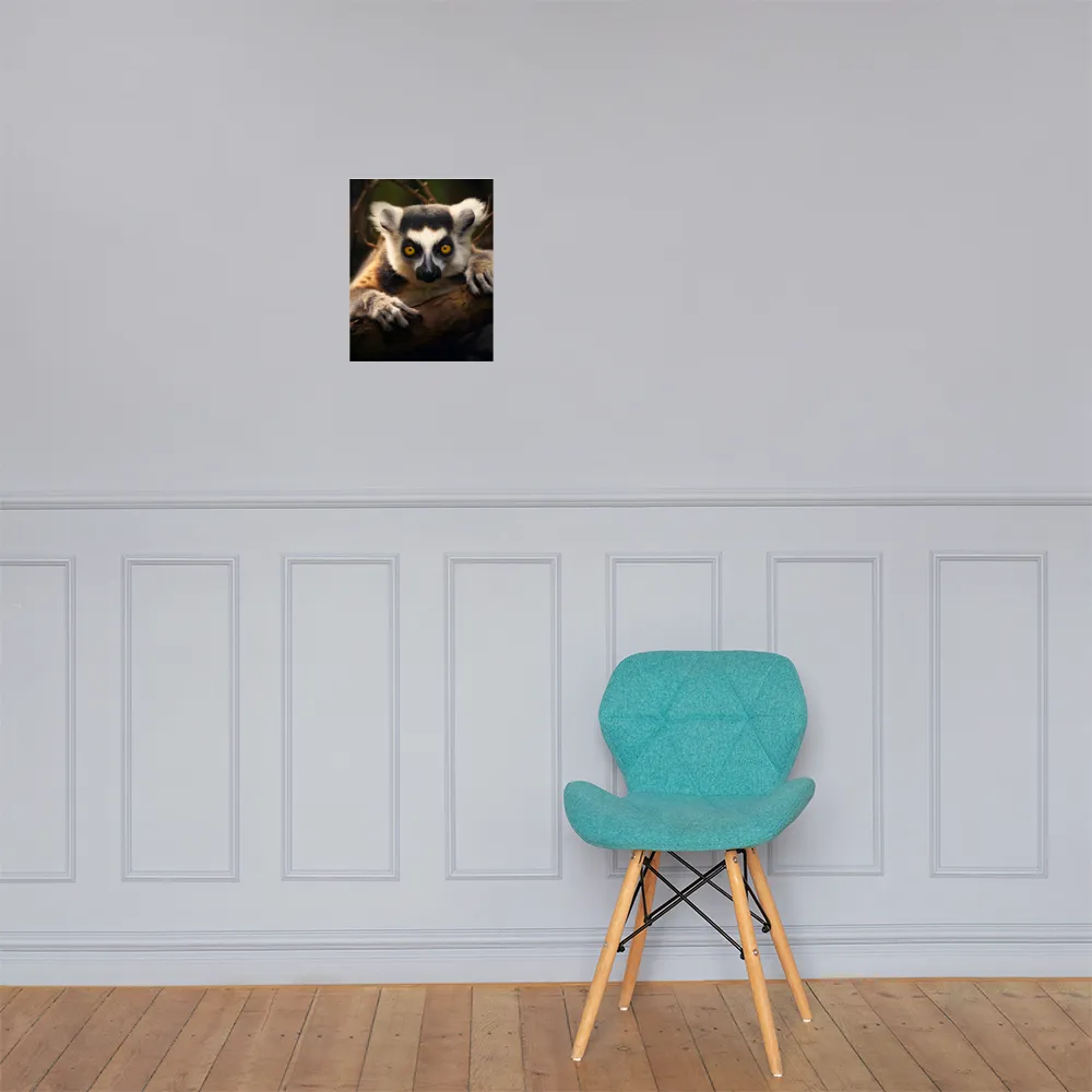 The Watchful Lemur | Poster | 11″×14″