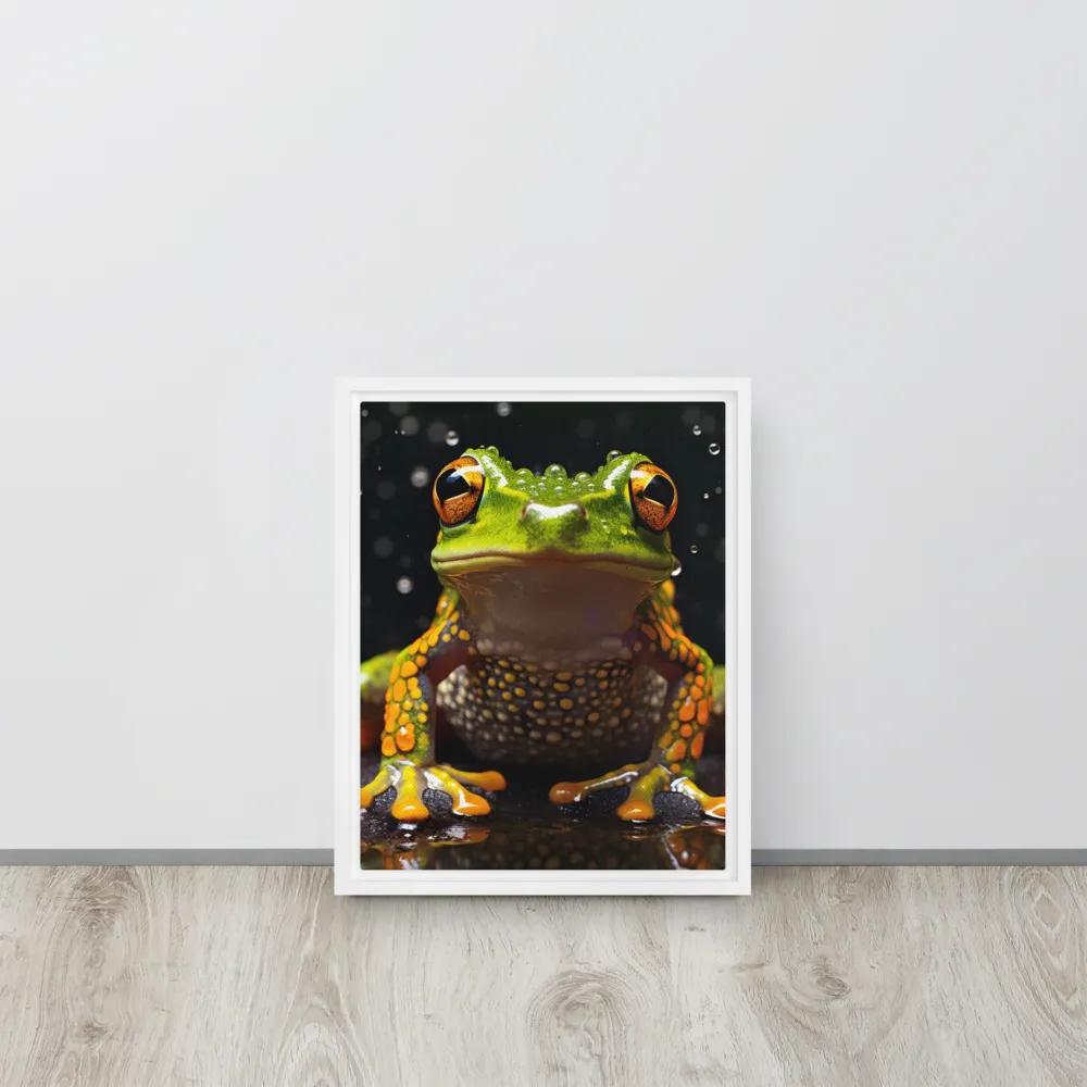 Emerald Elegance: The Frog in Focus