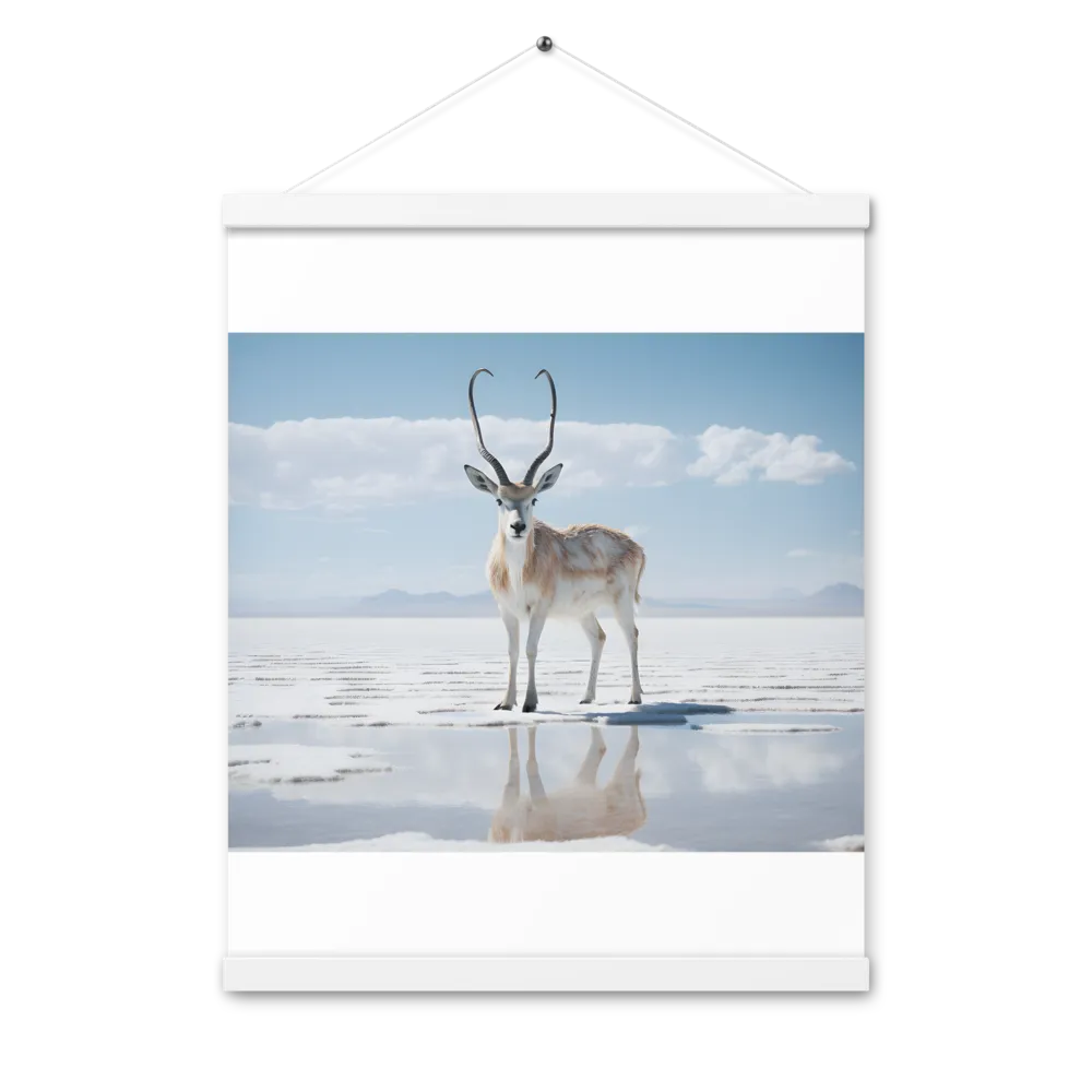 Reflection of Serenity | Poster With White Wood Hanger | 16″×20″