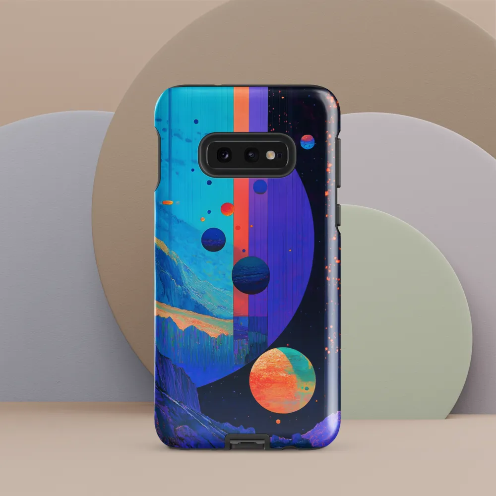 Celestial Harmony: A Surreal Exploration of Space | Phone Case |  S10e | Tough Case | Glossy