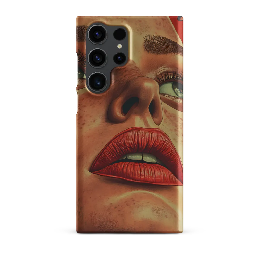 Red Intensity: A Portrait of Elegance