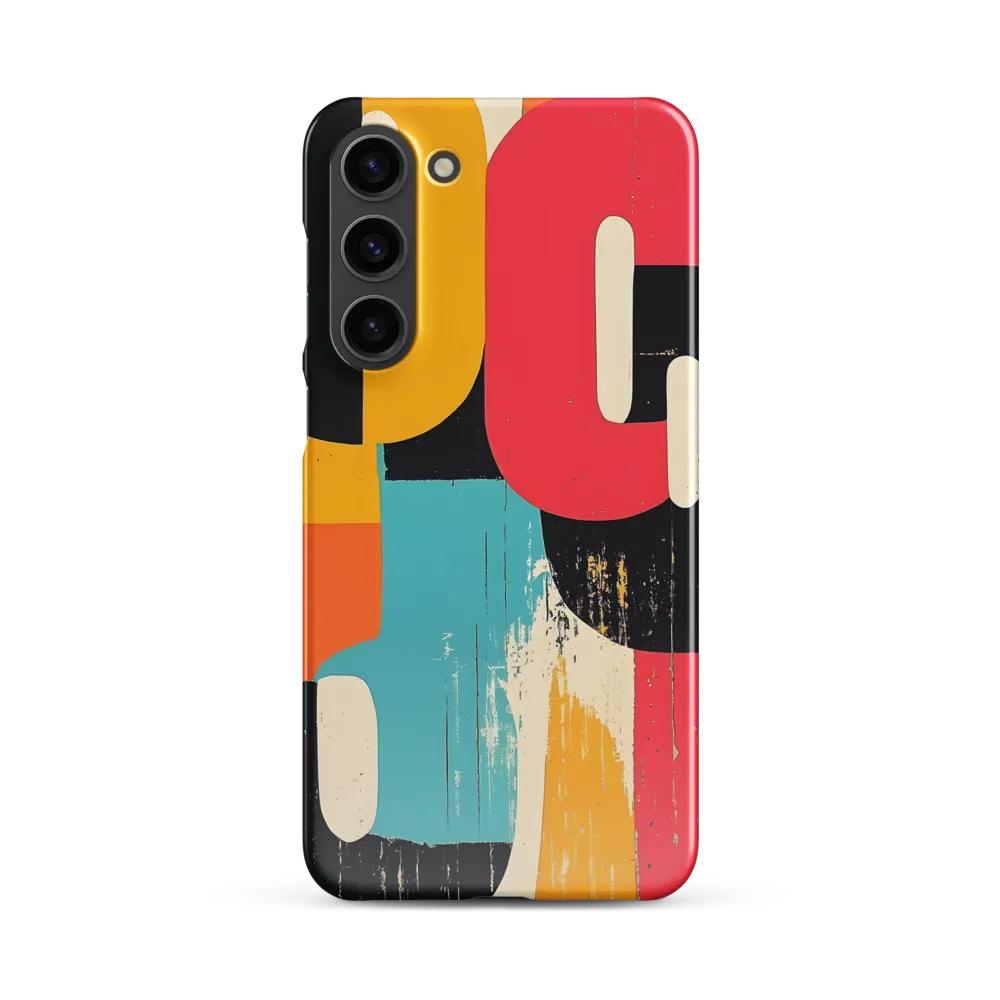 Colorful Curves: Numbers in Harmony | Phone Case |  S23 Plus | Snap Case | Glossy