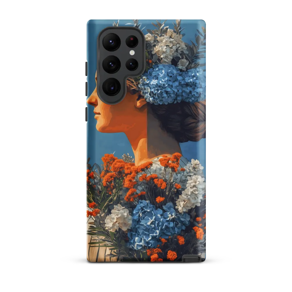 Floral Reverie: A Portrait of Serenity
