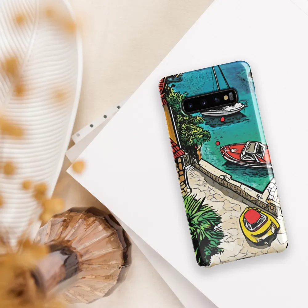 Cheerful Harbor Escape | Phone Case |  S10 Plus | Snap Case | Glossy