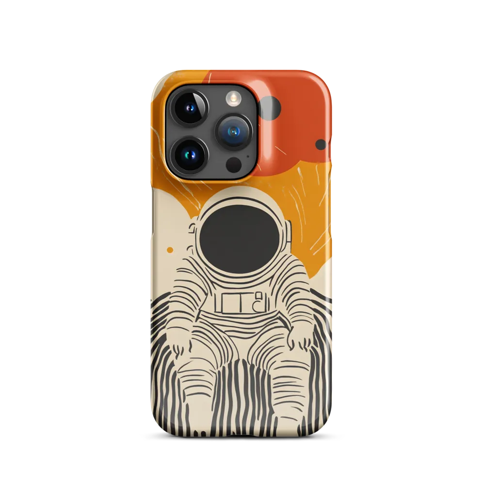 Astronaut in Cosmic Thoughts | Phone Case |  15 Pro | Snap Case | Glossy