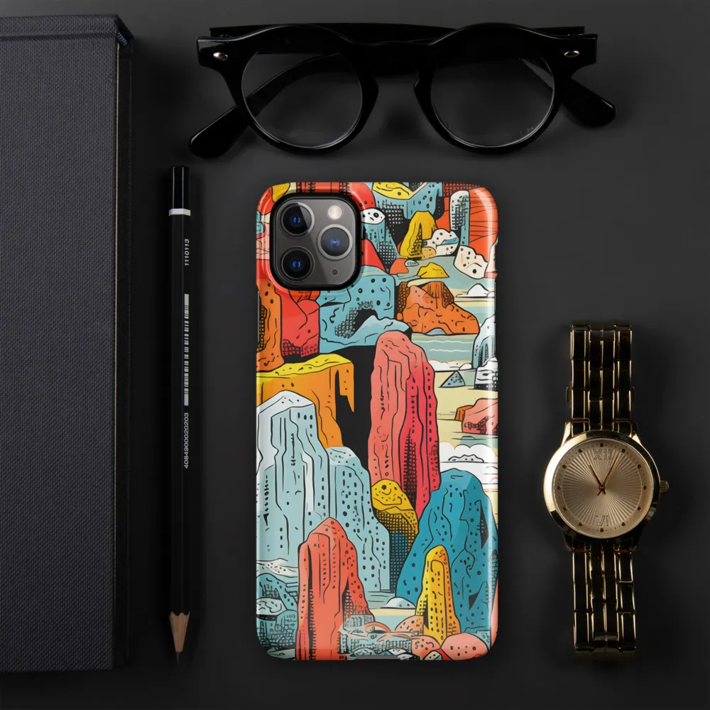 Whimsical Mountain Wonderland | Phone Case |  11 Pro Max | Snap Case | Glossy